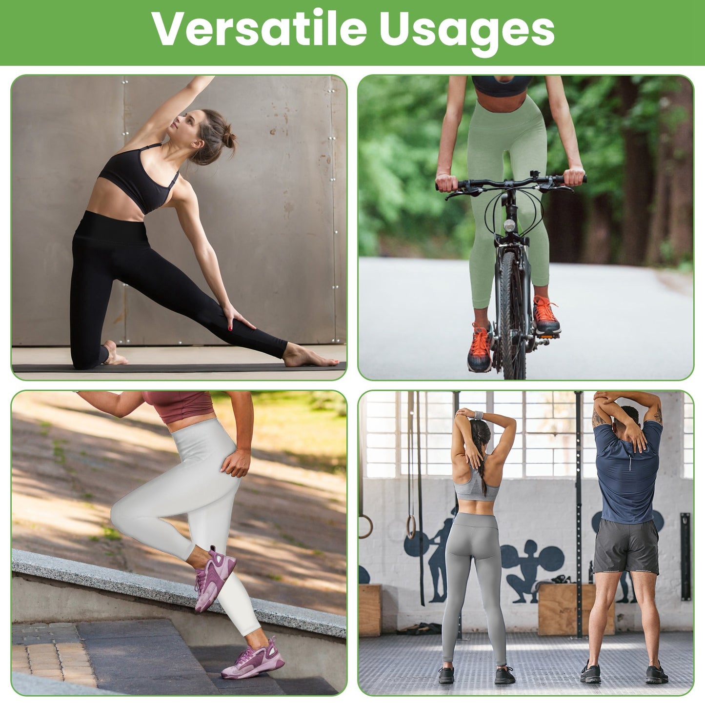 High Waist Workout Leggings - Tummy Control Yoga Pants