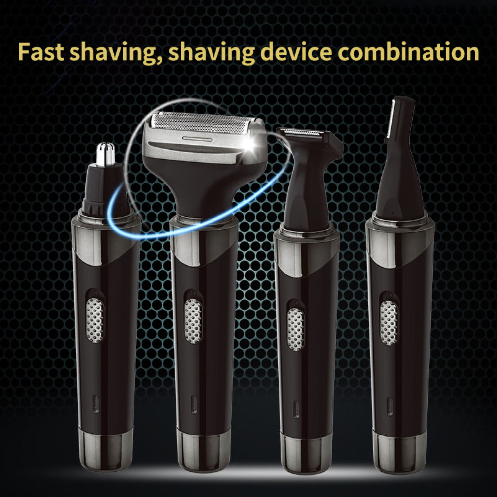 4-in-1 Electric Razor - Gentleman Black
