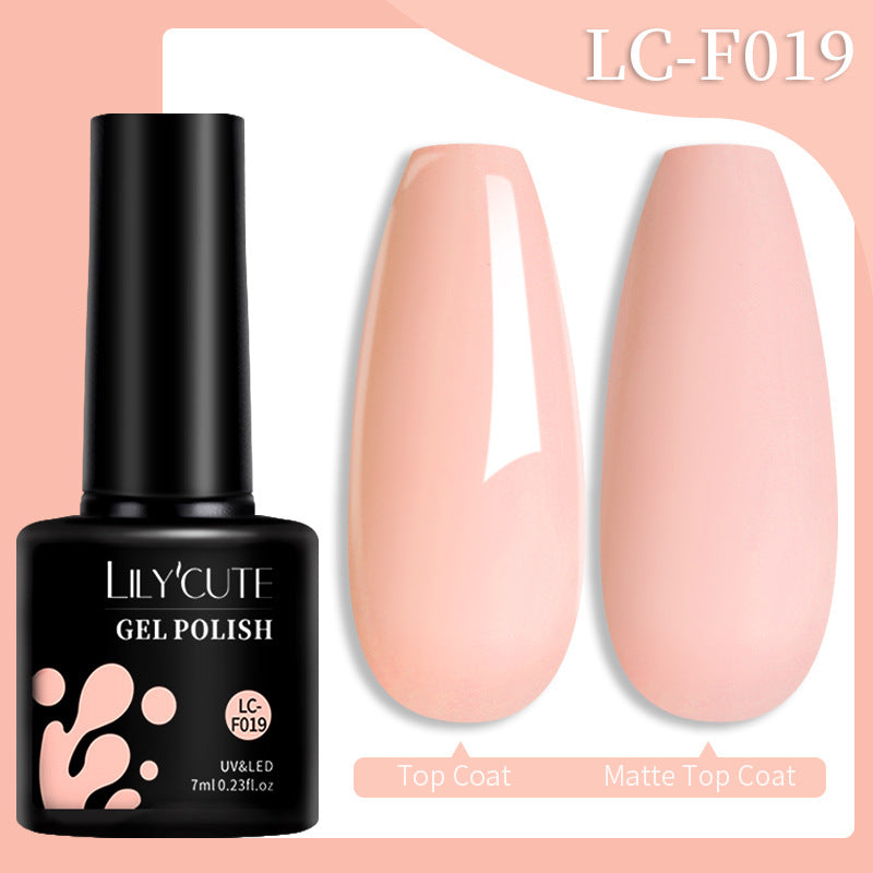 Colored Glitter Nail Glue Set for Nail Art - Waterproof & Non-Flushing