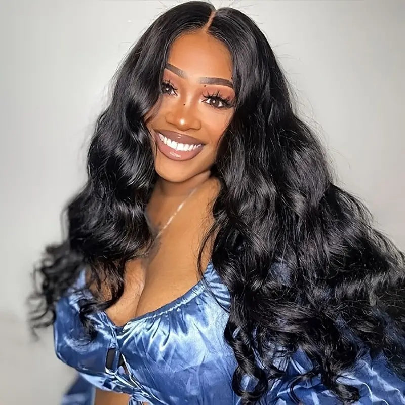Full Head Curly Wig with Lace Front and Big Wave Curls - Multiple Lengths & Colors