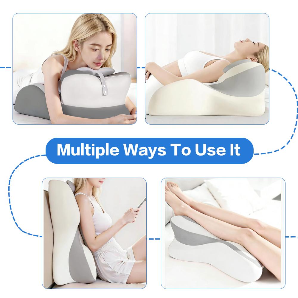 Ergonomic Heart-Shaped Memory Foam Chest Support Pillow