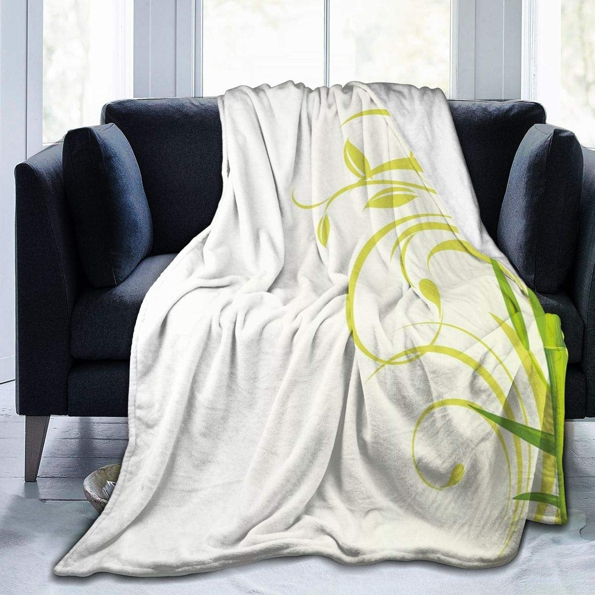 Double-Sided Flannel Sofa Blanket - Warm Modern Home Textiles