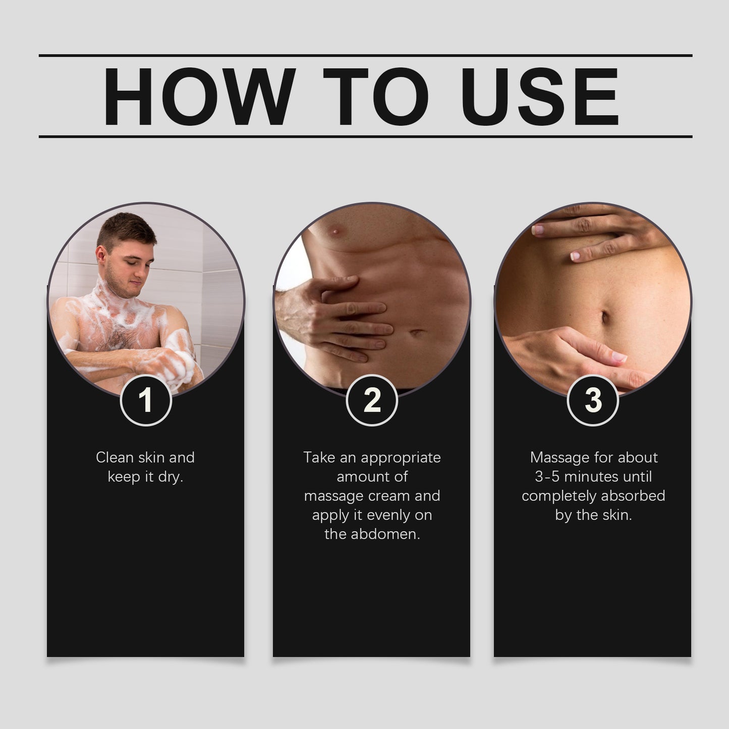 Abdominal Muscle Firming Massage Cream - Sculpting Body Care Cream