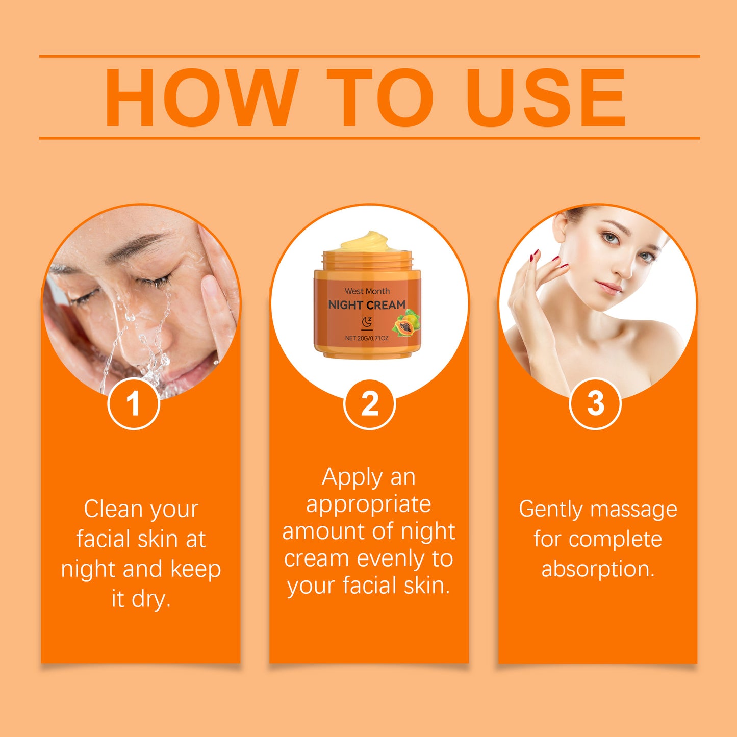 Papaya Facial Cream Set - Vitamin C Day & Niacinamide Night Moisturizer
