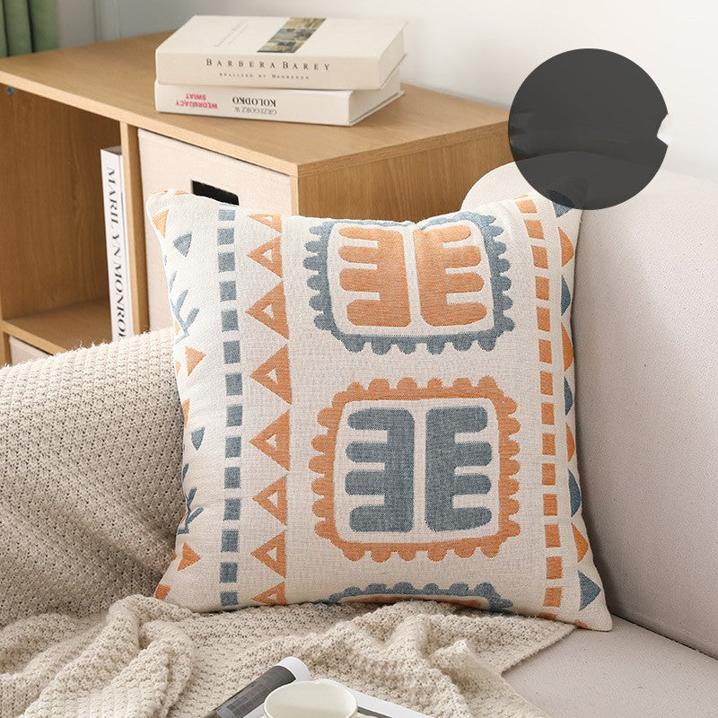 Nordic Style Back Cushion for Office Bedside Fabric Pillow Set