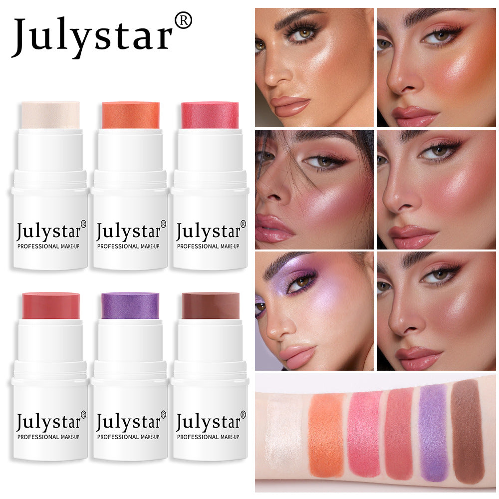 Cream Blush Stick - Long-Lasting Matte & Pearl Face Makeup