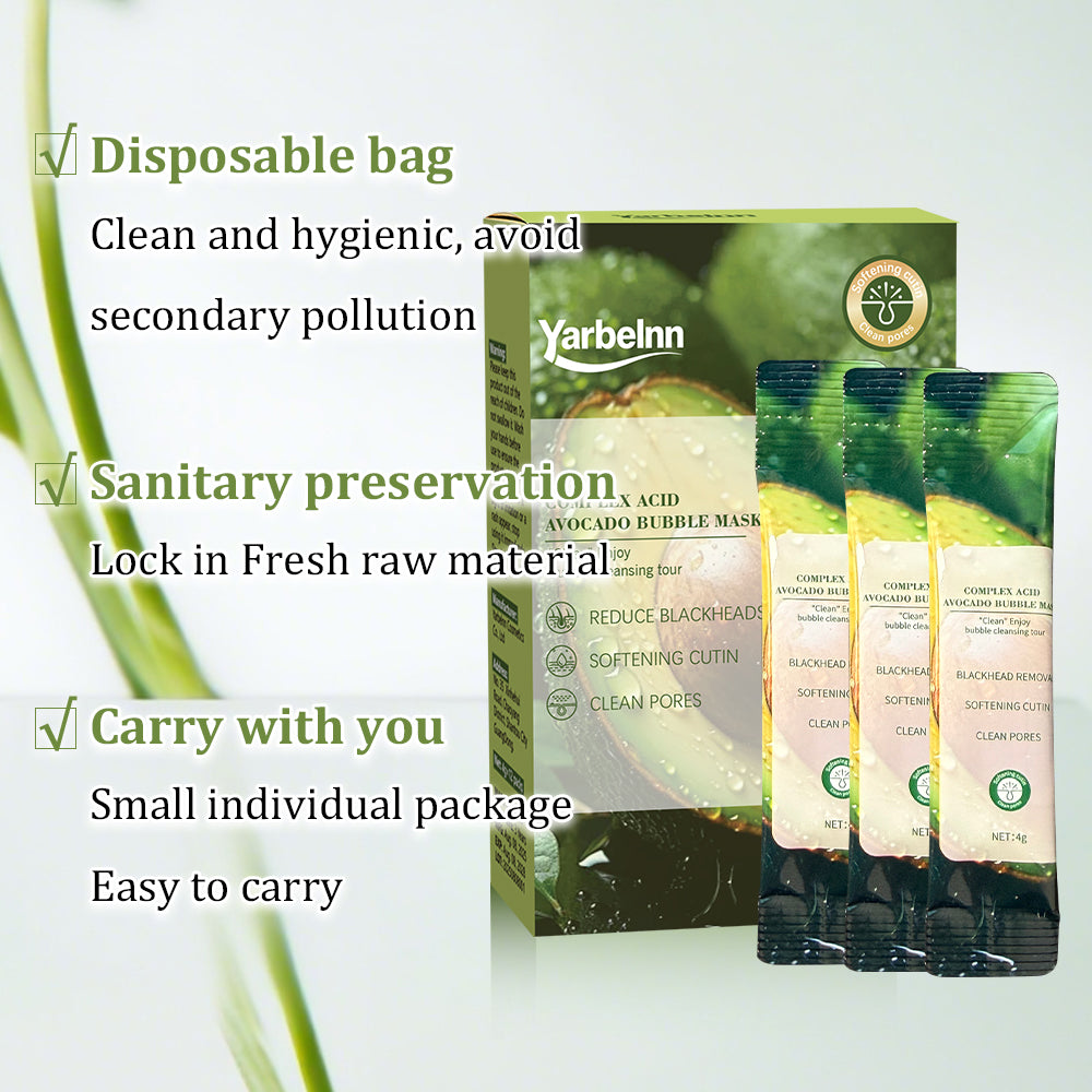 Hydrating Avocado Facial Sheet Mask - Nourishing Moisturizing Face Mask for All Skin Types