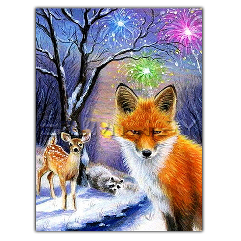 Full Circle Square Diamond Painting Cross Stitch Home Decor Gift