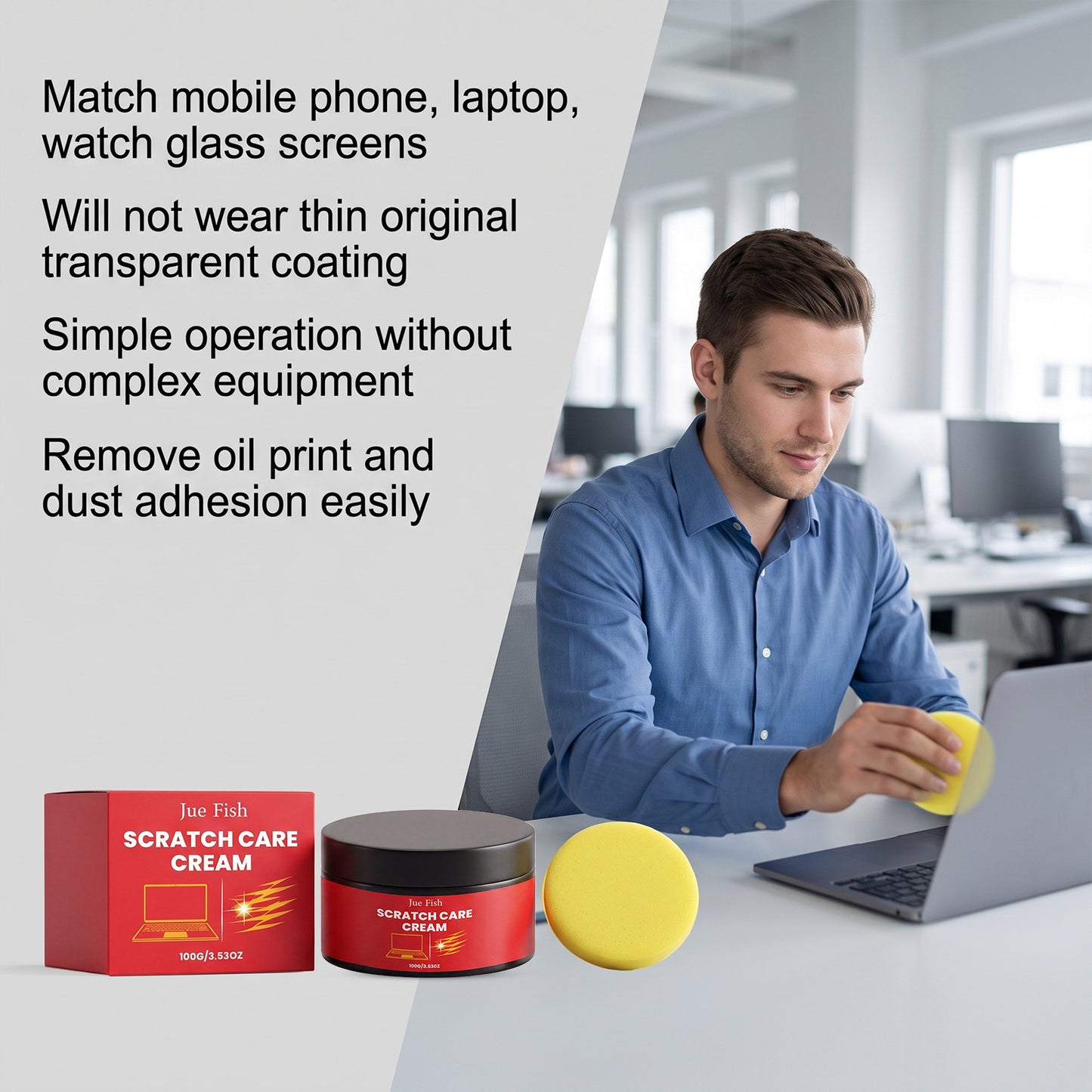 Laptop Scratch Repair Paste 100g - Home Office Surface Care