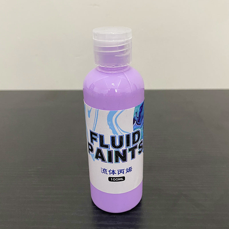 Children's DIY Fluid Acrylic Paint Set for Arts and Crafts - Multiple Colors