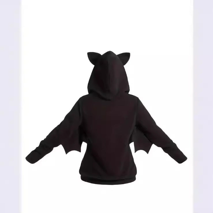 Plus Size Halloween Hoodie for Women - Casual Long Sleeve Sweatshirt