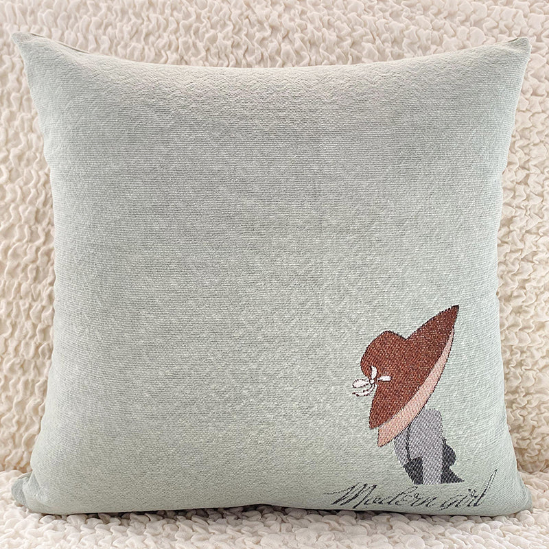 Square Bed Window Cushion Cover - 45x45cm Home Decor Pillows