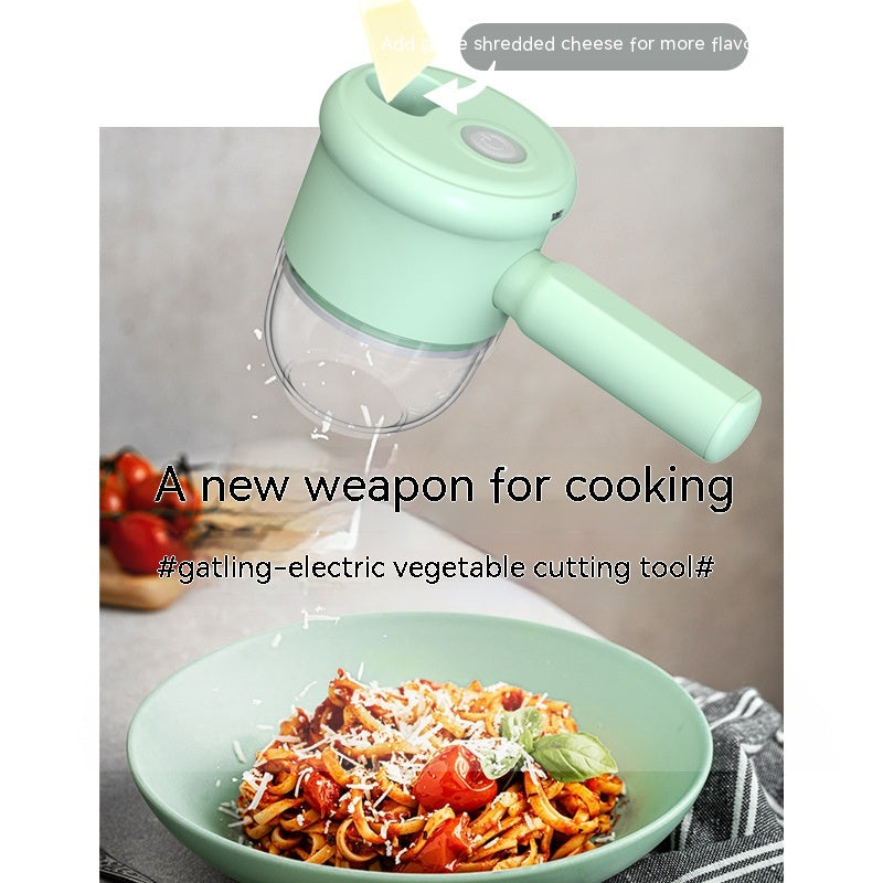 Multifunctional Electric Vegetable Cutter & Kitchen Hammer Set - Household Food Prep
