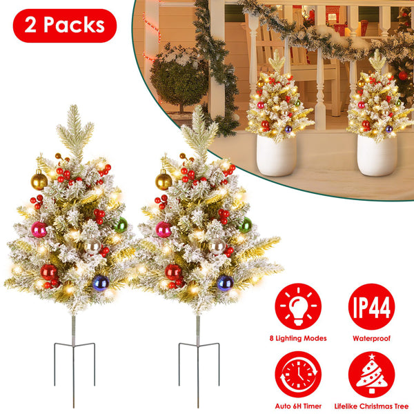 50 LED Solar Artificial Christmas Tree - Waterproof Decoration