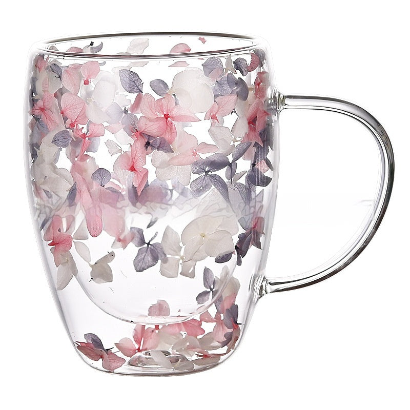Insulated Double-Walled Borosilicate Glass Cup - Kitchen Drinkware