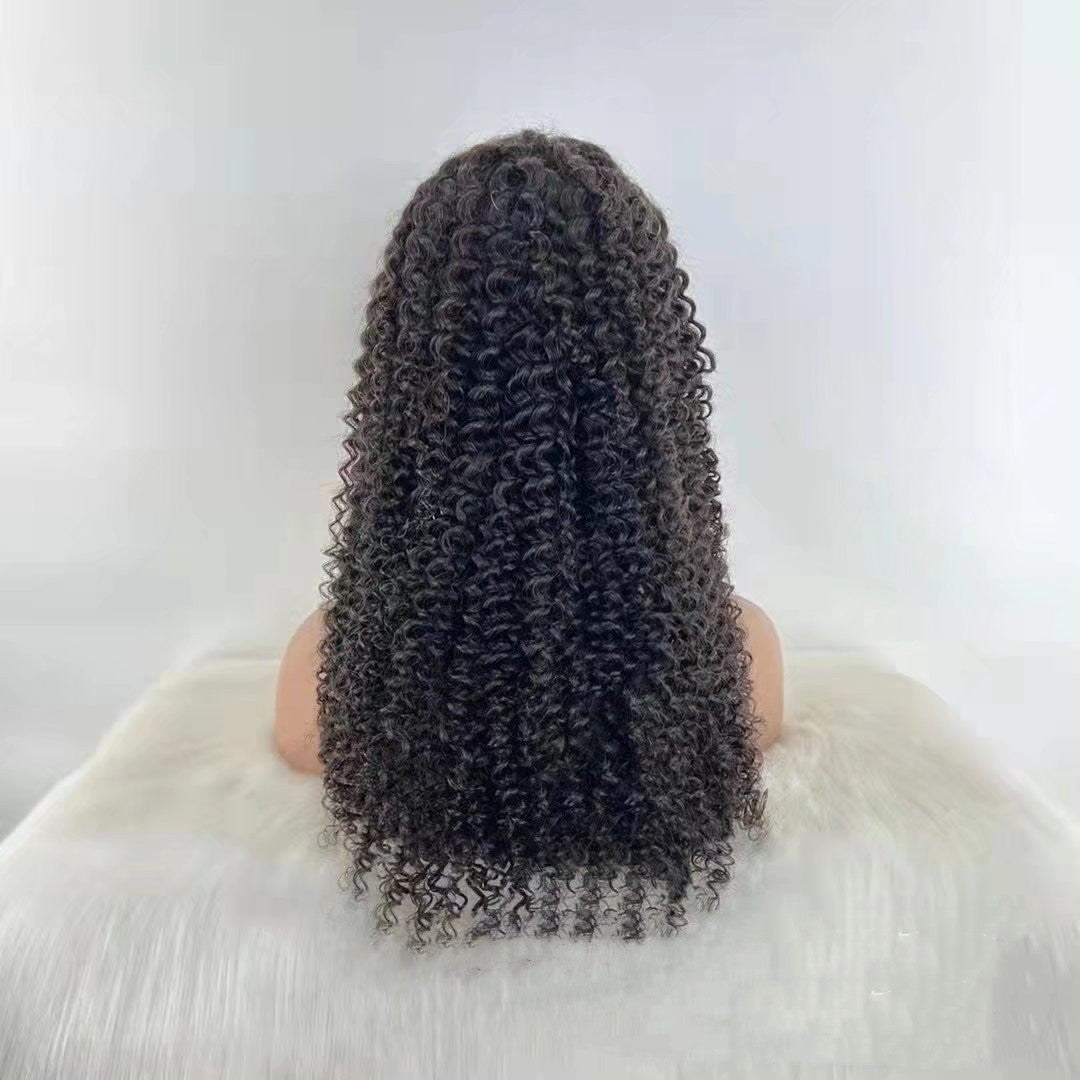 Curly 13x4 Lace Front Human Hair Wigs for Women - Natural, Soft & Dyeable