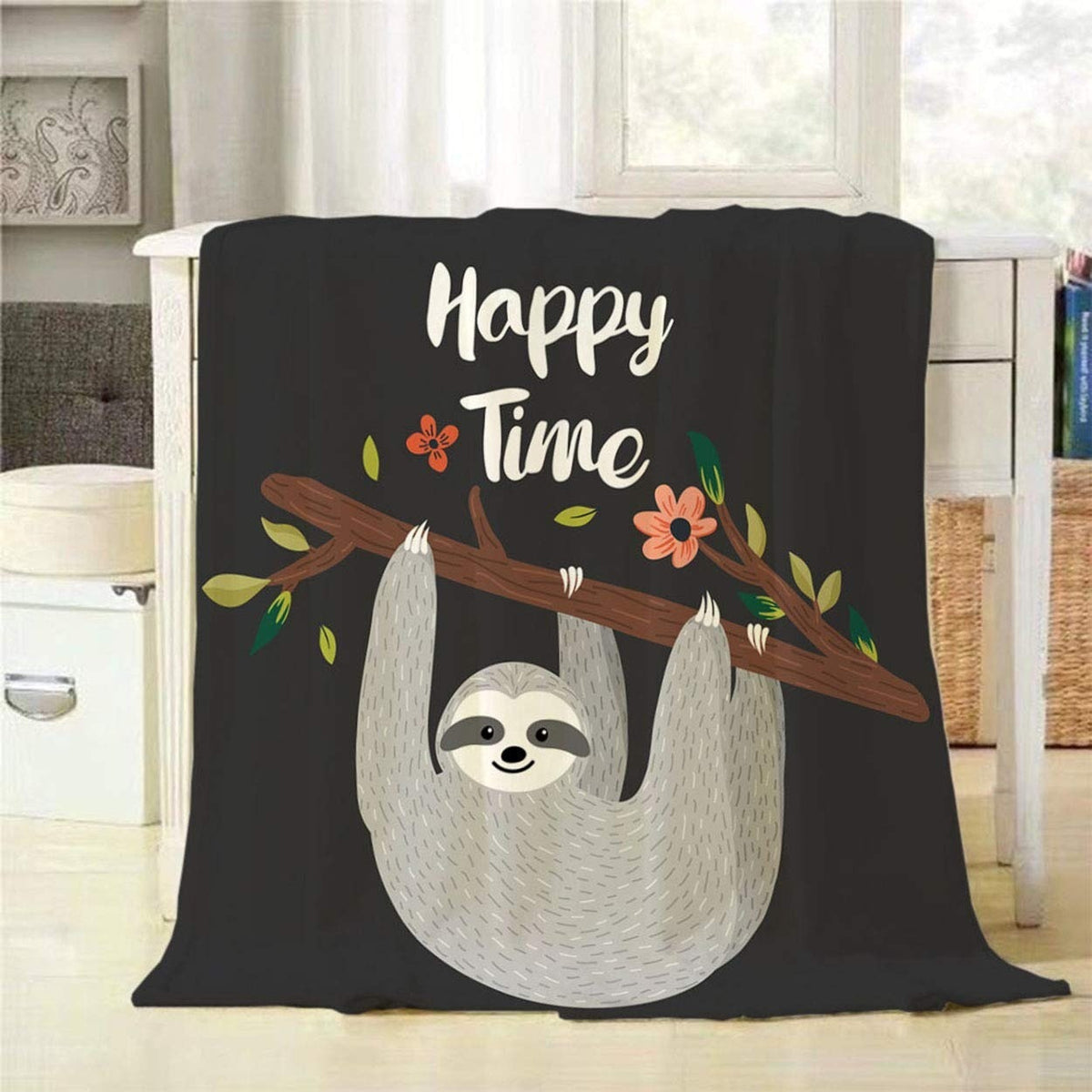 Double-Sided Flannel Sofa Blanket - Warm Modern Home Textiles