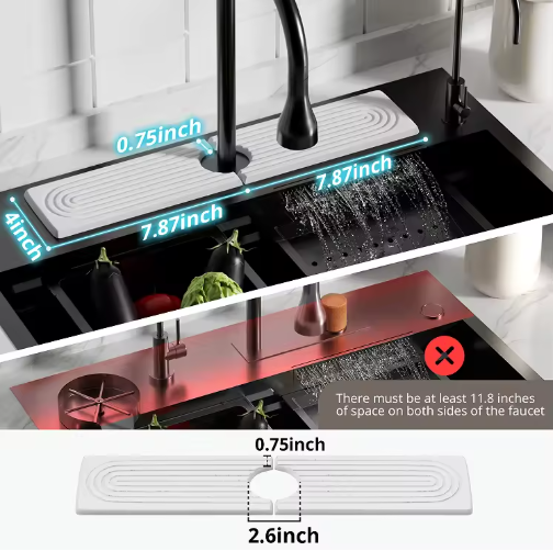 Diatomaceous Earth Sink Tray Stone Home Caddy Kitchen Instant Dry