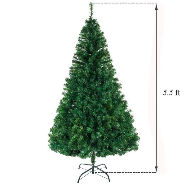 5.5ft Christmas Tree with 850 Branches - Green