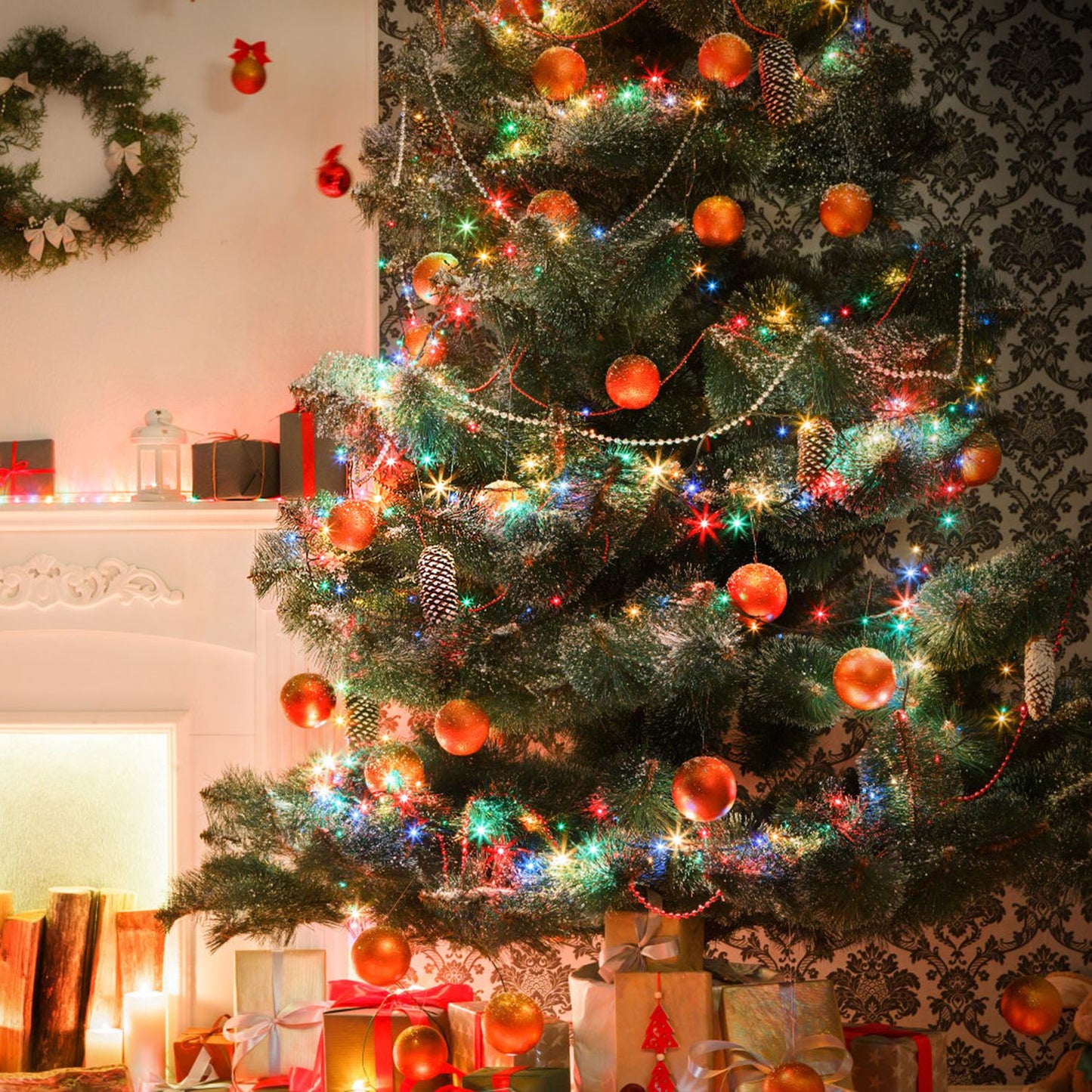 330FT Outdoor Christmas String Lights with Remote & 8 Modes