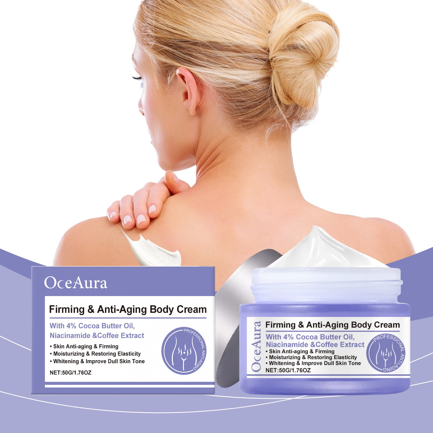 Hydrating Body Cream Moisturizer Nourishing Firming 50g