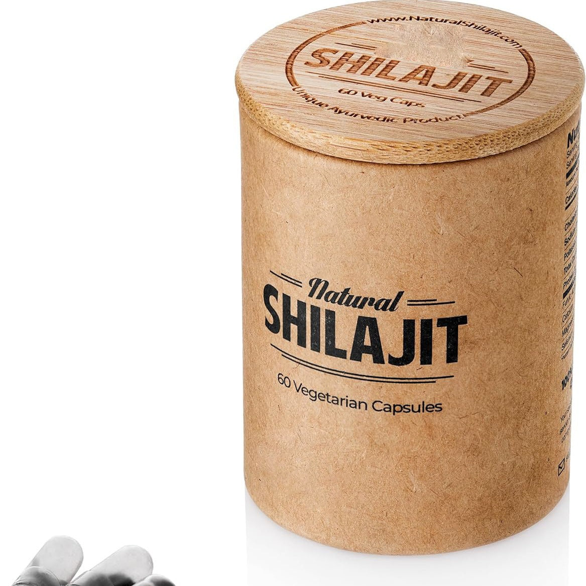 60 Capsules Health Supplement Bottle