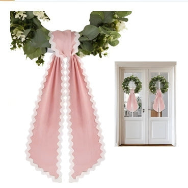 Lace Ribbon Ring Accessory for Celebrations and Decorations