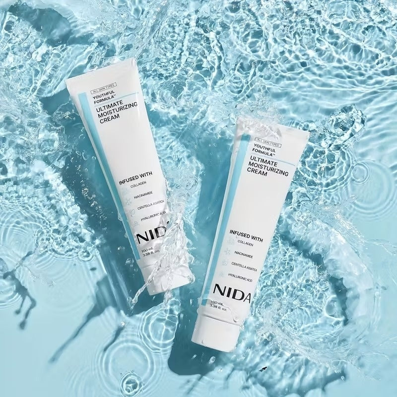 Moisturizing Face Cream with Hyaluronic Acid - 100ml for Dry Sensitive Skin