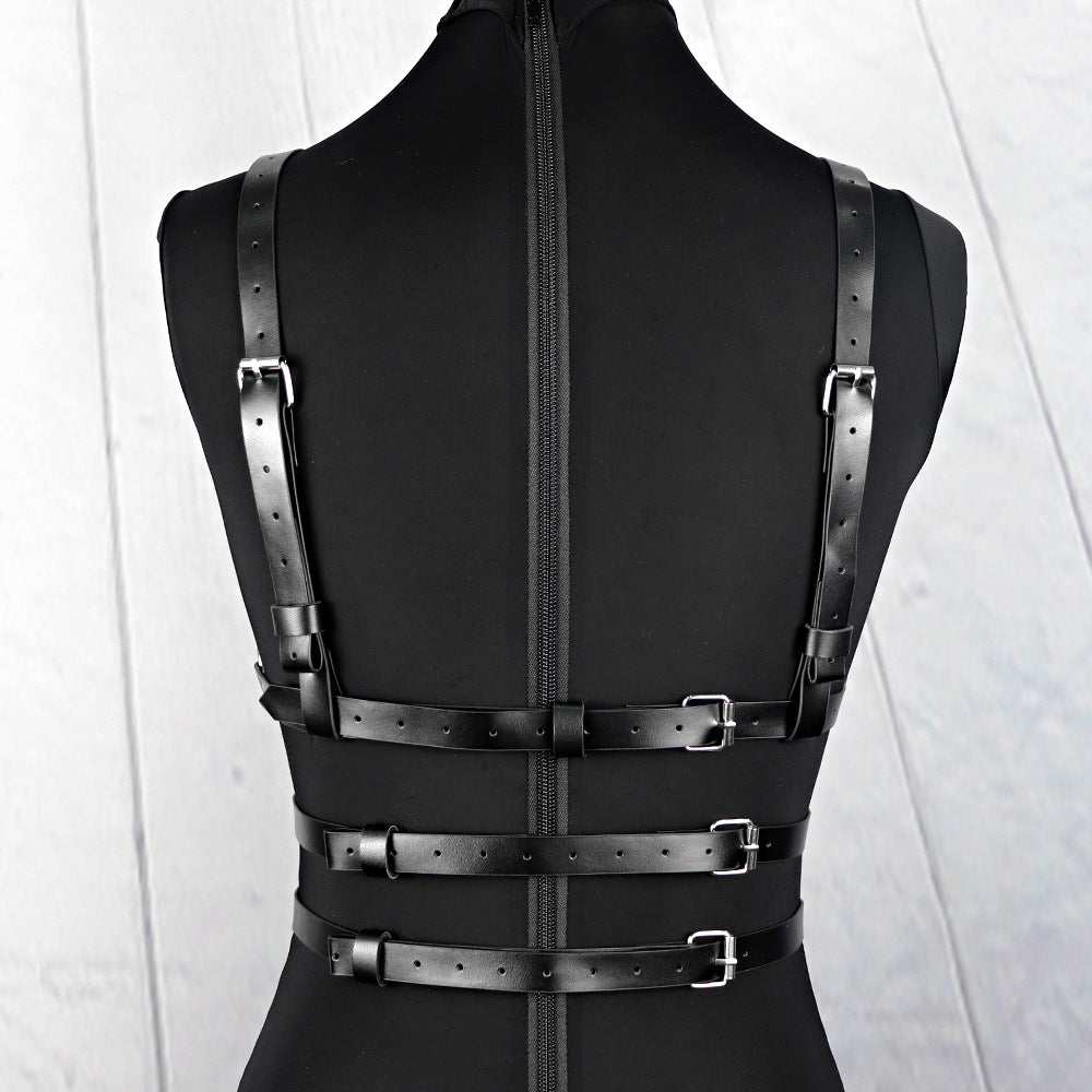 Black Leather Binding Belt for Home & Garden Storage - Erotic Bondage Accessory