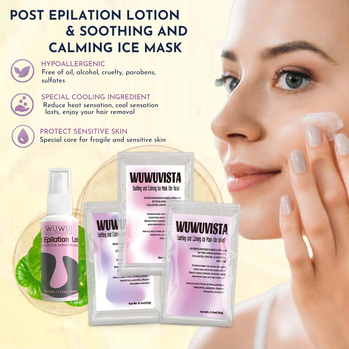 23-Piece At-Home Waxing Kit with Wax Warmer and Natural Hair Removal Beads