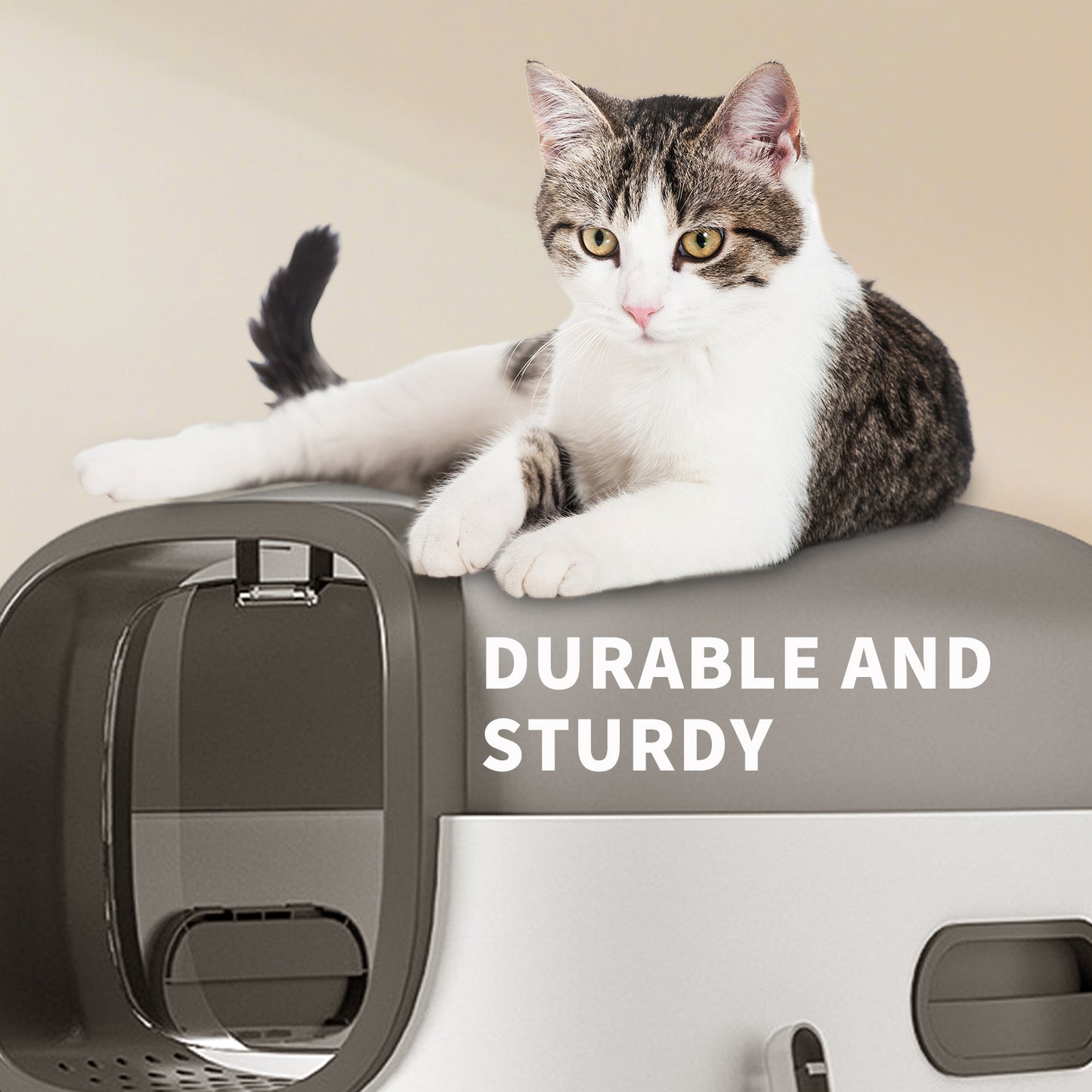 Self Pickup Cat Litter Box - E-Model Pet Furniture for Cats