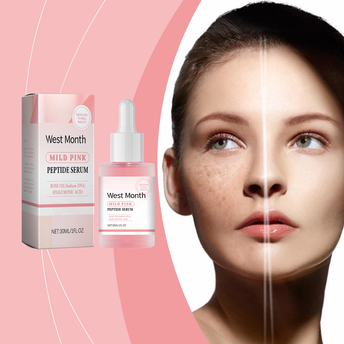 Facial Moisturizing Serum with Hyaluronic Acid & Copper Tripeptide-1 - 30ml