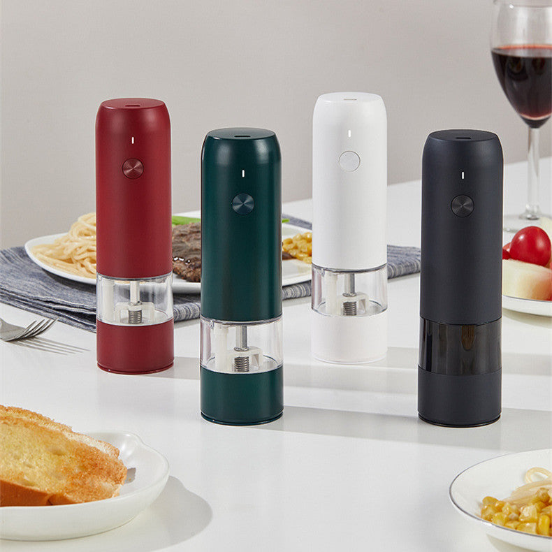 Rechargeable Electric Pepper Grinder - Multifunctional Seasoning Mill