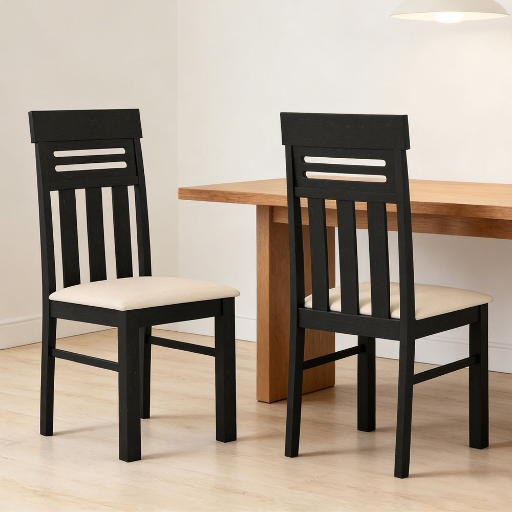 Dining Chairs High Back Room Set Of 2 PU Leather Up 330 Lbs For