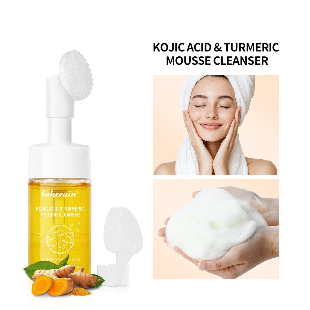 Turmeric Facial Cleansing Foam - Gentle Exfoliating 100ml