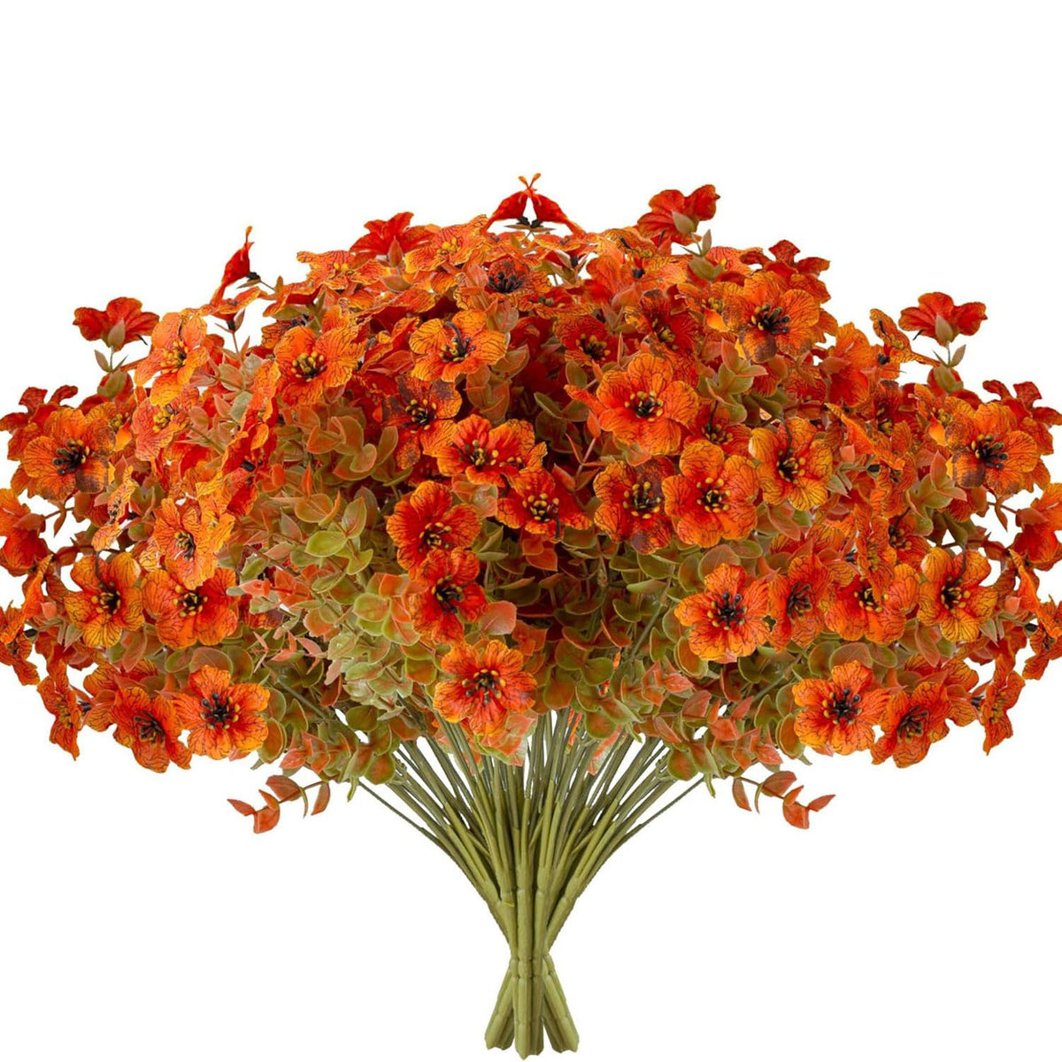 Autumn Artificial Flowers for Home Garden Outdoor Decor - Fake Faux Floral Arrangements