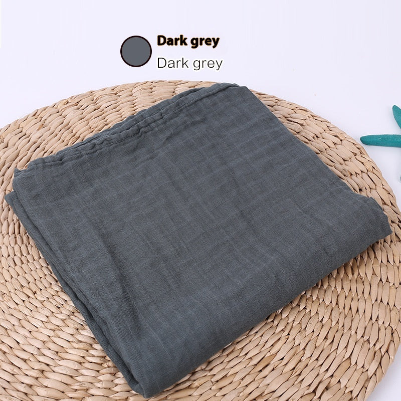 Infant Double-Layer Gauze Blanket - Soft Breathable Baby Bedding 120x120cm