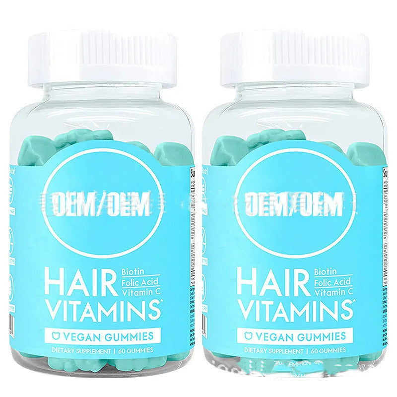 Hair Skin Nails Gummies 60 Tablets Vitamin B Complex