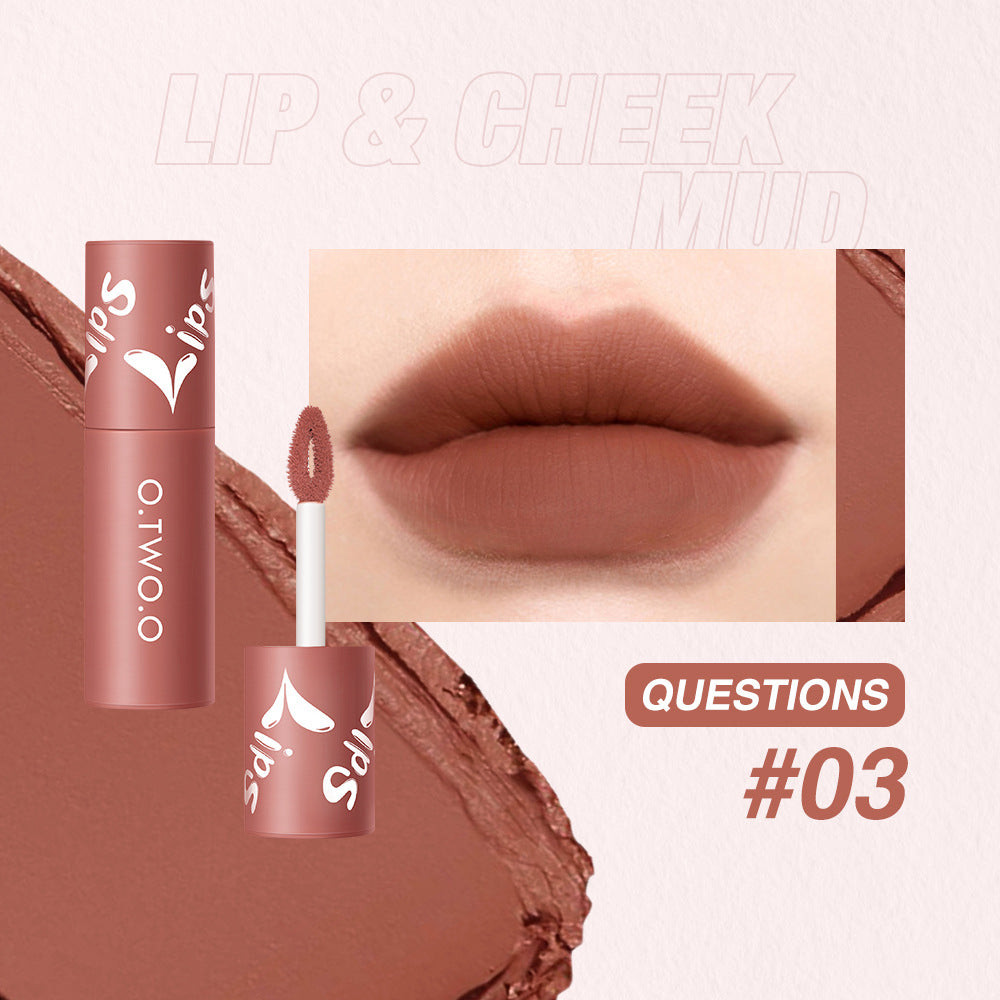 Matte Fog Lip and Cheek Dual-Use Powder Blusher and Lipstick - Air Lip Glaze