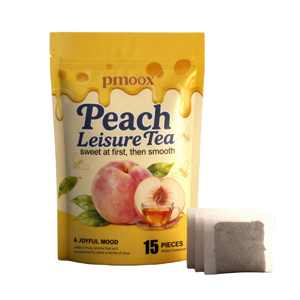 Peach & Black Tea Blend - 15 Piece Tea Bags