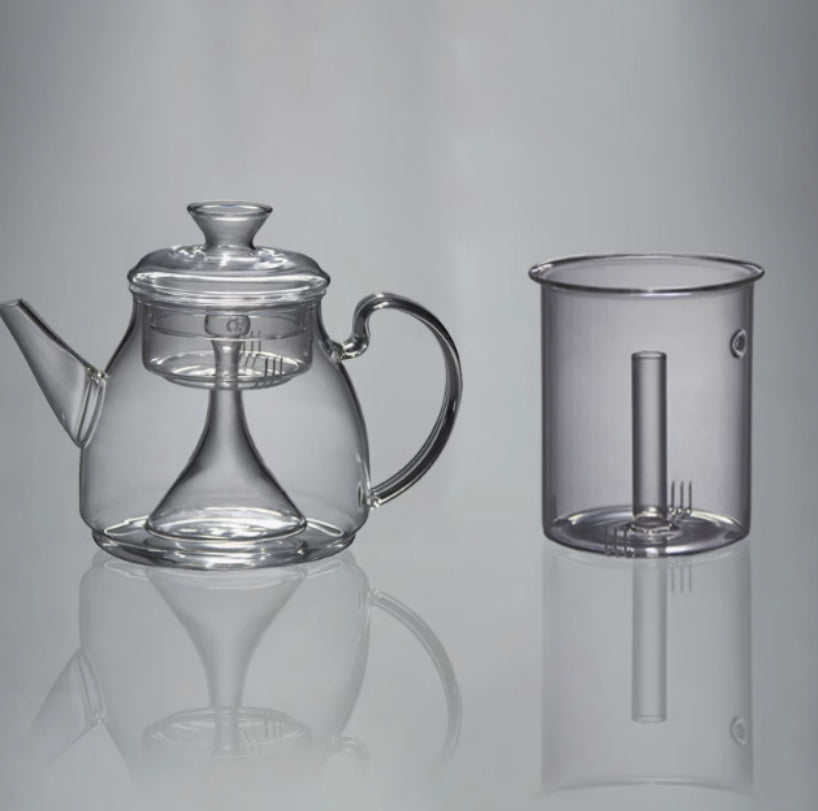 Large Capacity Glass Steam Teapot for Home Brewing - 1.5L