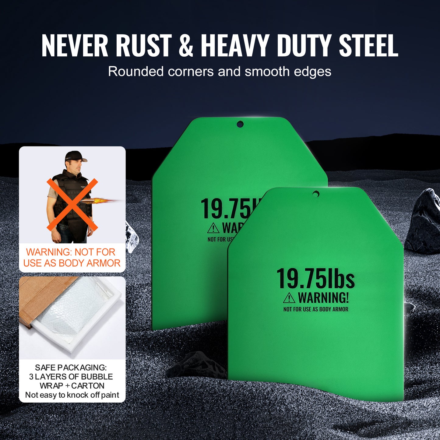 Weight Plate Sets 19.75 LB - Premium Steel Contoured Fitness Weights for Strength & Workouts