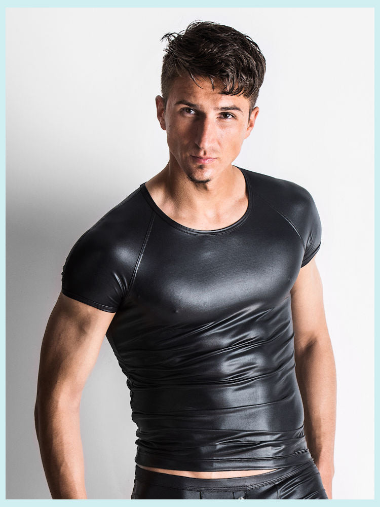 Men's Matte Leather Tights for Performance & Nightclub Wear