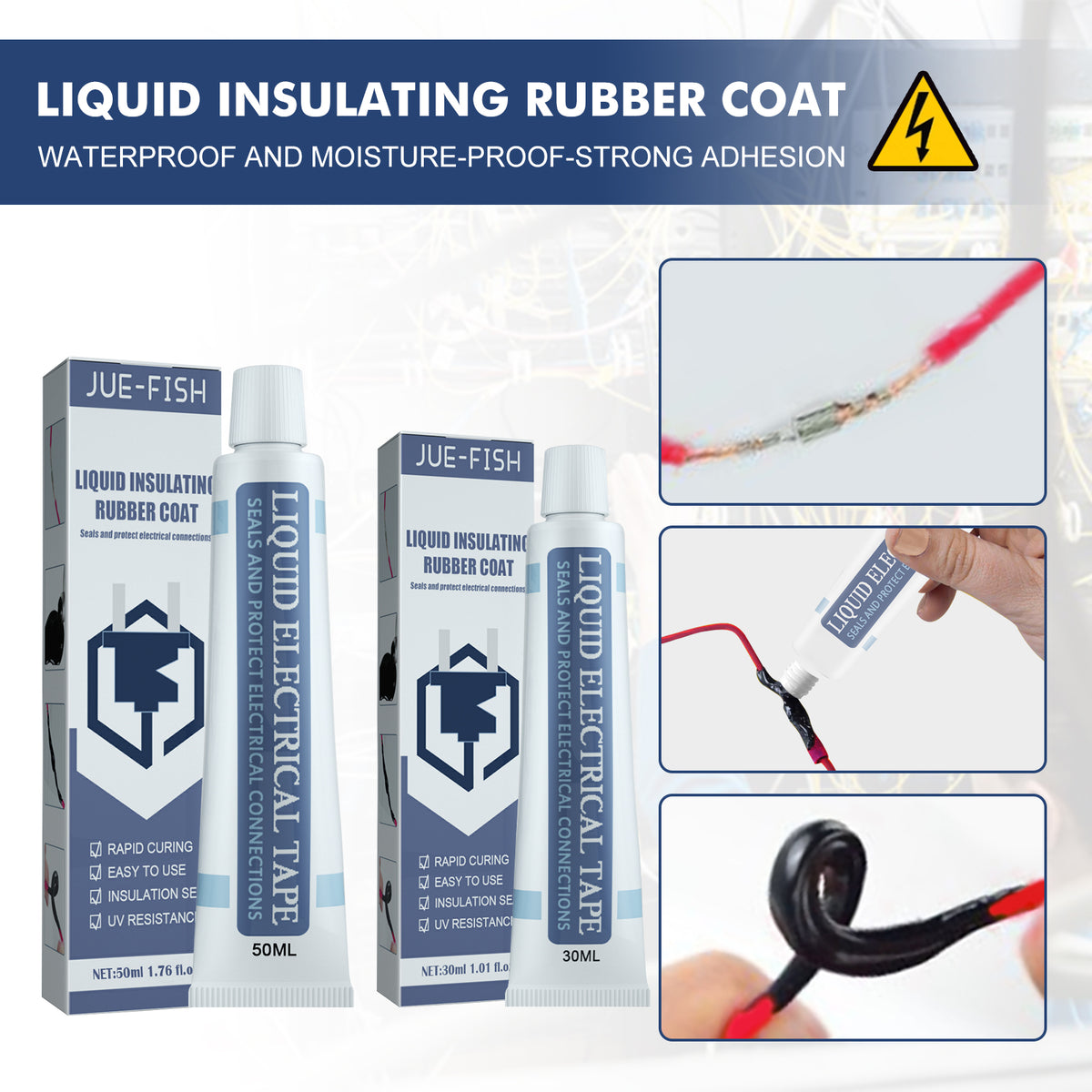 Black Insulation Adhesive 50ml for Kitchen Storage - Strong Bonding
