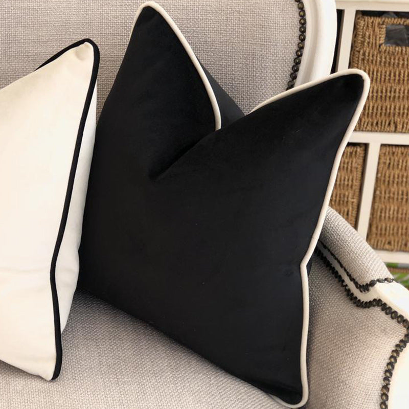 Solid Color Velvet Pillowcase - Home Decor Bedding 45x45CM