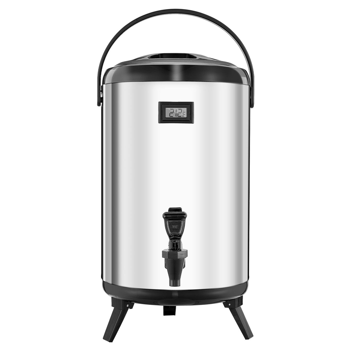 3.2 Gallon Insulated Beverage Dispenser - Stainless Steel