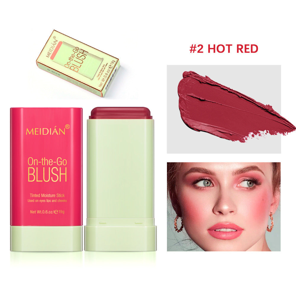 High-Gloss Portable Blush Cream Multiple Shades for Beautiful Makeup