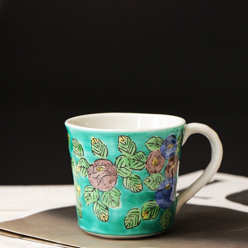 Gold Foil Coffee Mug - Ceramic Water Cup with Multiple Styles