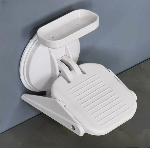 Bathroom Foot Pedal with Suction Cup Bracket - Non-Slip Foot Operated Pedal