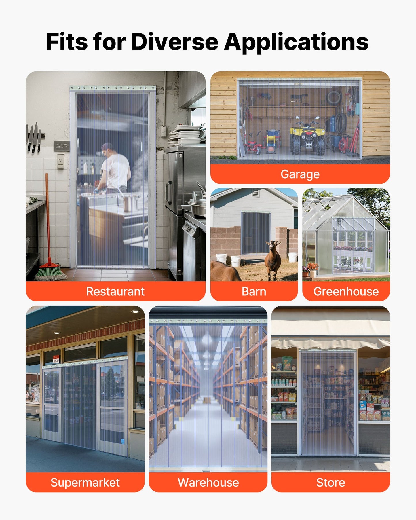 Clear PVC Strip Curtain 75 Ft x 8 In Cold Storage Door Cover Bulk Roll